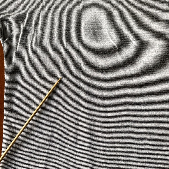 Project Social T cold shoulder tee black white stripe Small - Picture 16 of 16